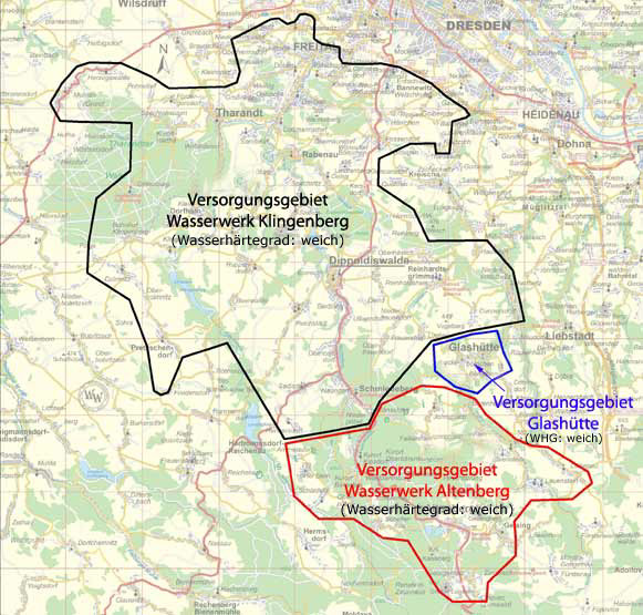 Versorgungsnetzplan